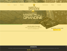 Tablet Screenshot of maestridellagrandine.com